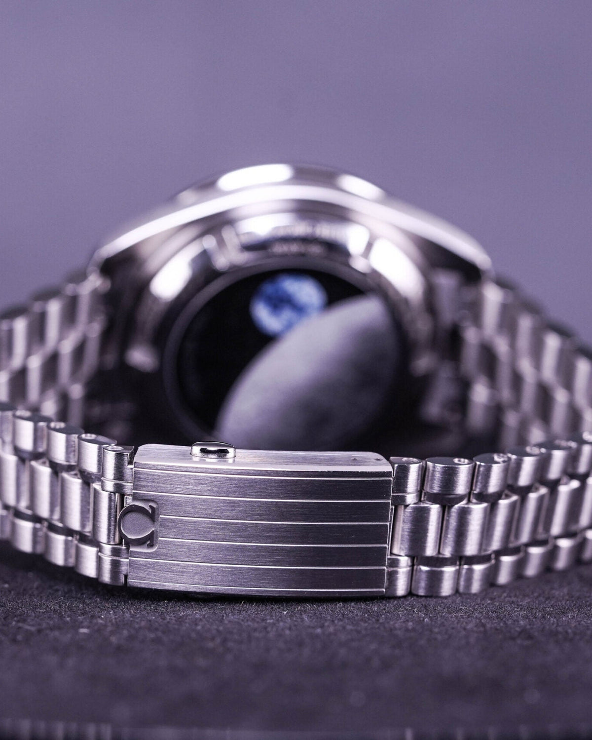 Speedmaster Silver Snoopy - Pulseira de aço inoxidável (Foguete Funcional)